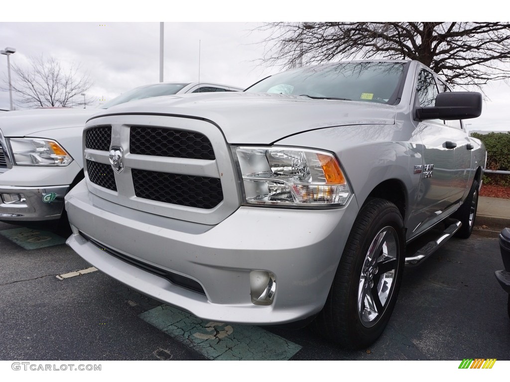 2014 1500 Express Crew Cab - Bright Silver Metallic / Black/Diesel Gray photo #1