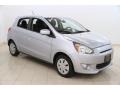 2015 Starlight Silver Mitsubishi Mirage DE #118032676