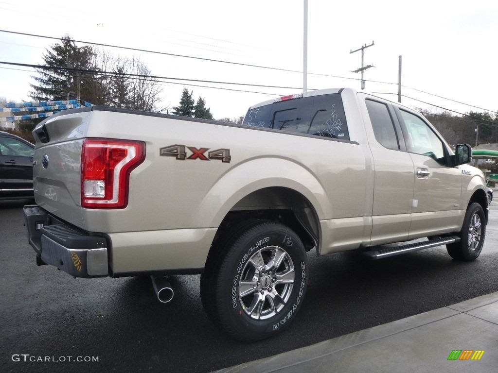 2017 F150 XLT SuperCab 4x4 - White Gold / Light Camel photo #5