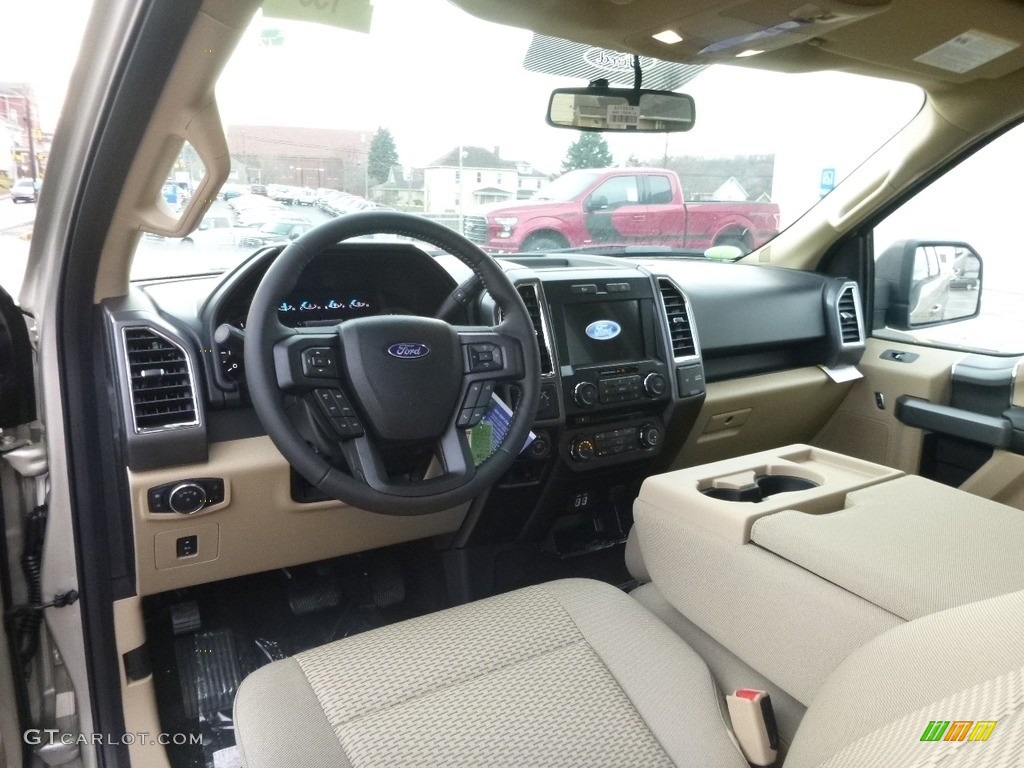 2017 F150 XLT SuperCab 4x4 - White Gold / Light Camel photo #11