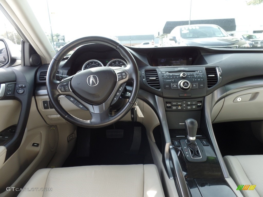2012 TSX Sedan - Forged Silver Metallic / Taupe photo #15