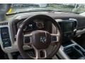 Canyon Brown/Light Frost Beige 2017 Ram 1500 Laramie Longhorn Crew Cab Steering Wheel