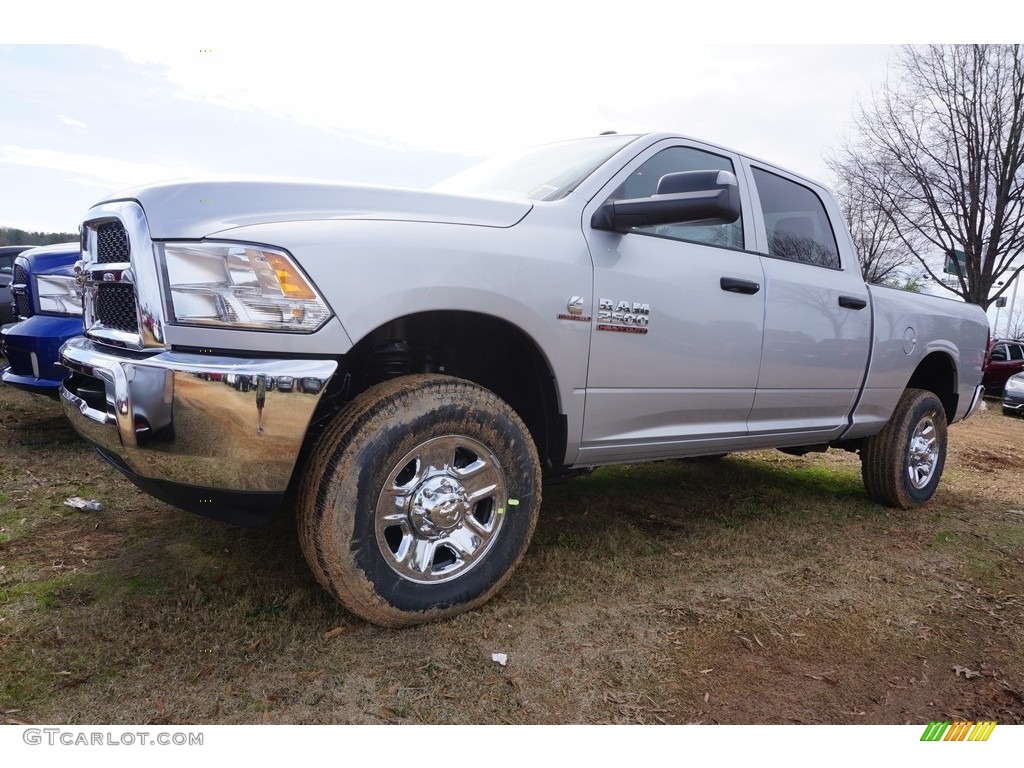 2017 2500 Tradesman Crew Cab 4x4 - Bright Silver Metallic / Black/Diesel Gray photo #1