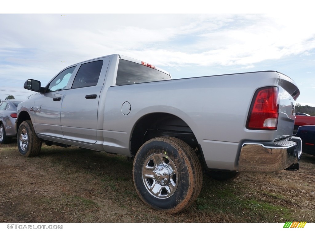2017 2500 Tradesman Crew Cab 4x4 - Bright Silver Metallic / Black/Diesel Gray photo #2