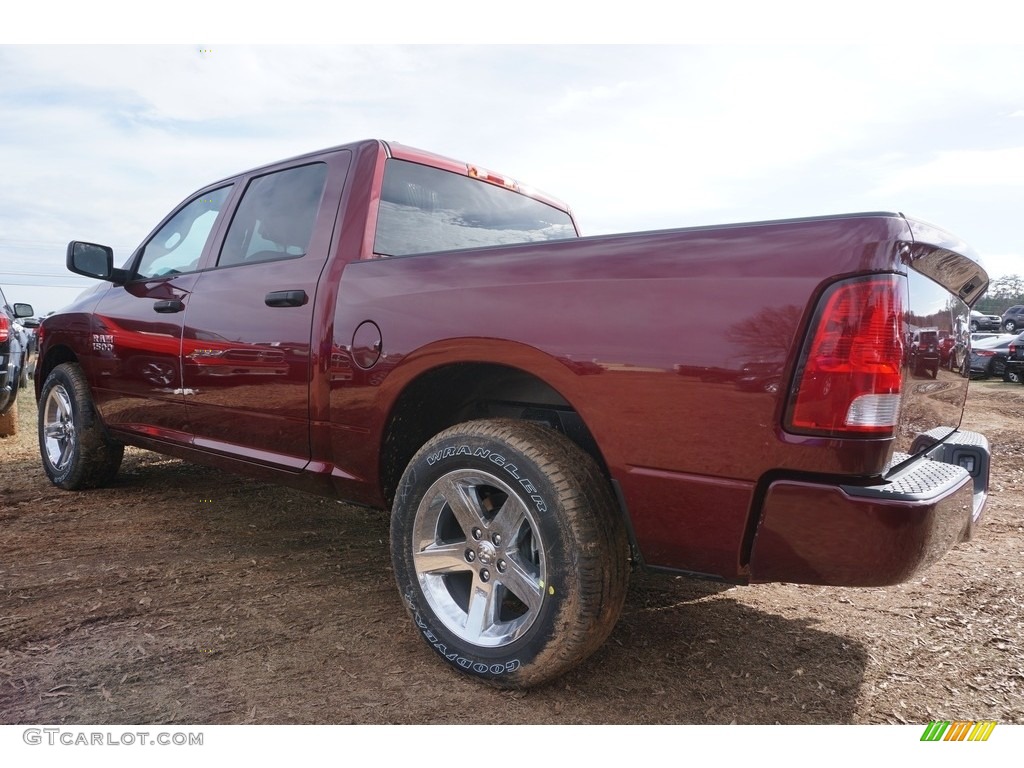 2017 1500 Express Crew Cab - Delmonico Red Pearl / Black/Diesel Gray photo #2