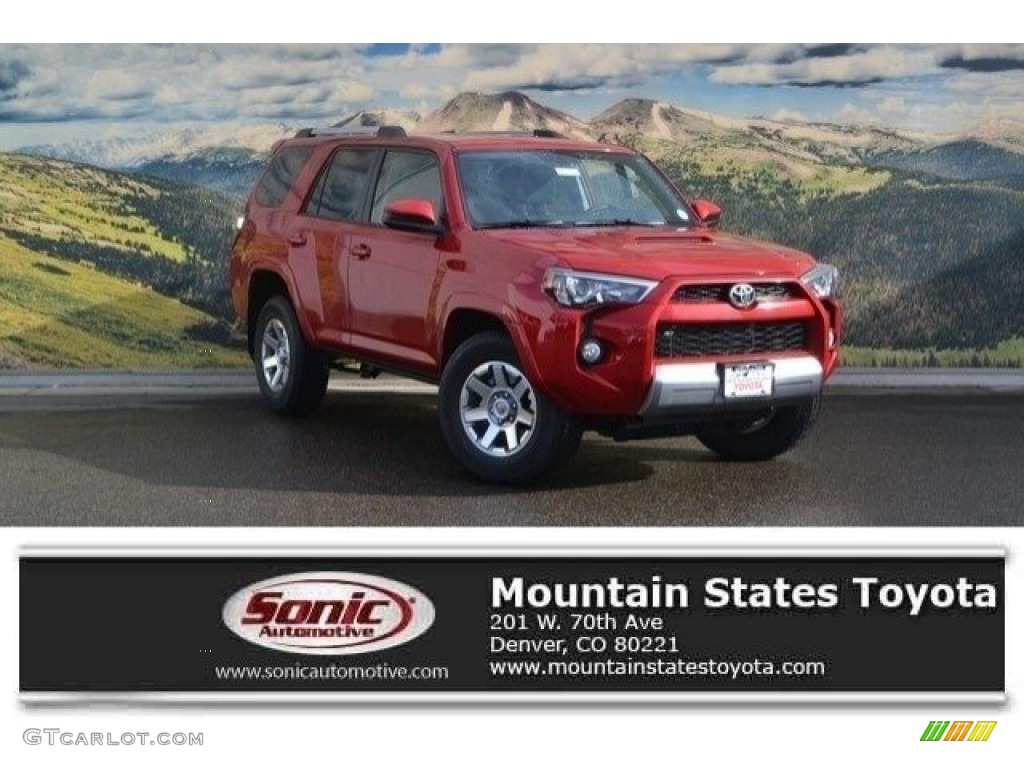 2016 4Runner Trail 4x4 - Barcelona Red Metallic / Black photo #1