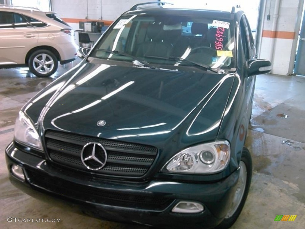 2003 ML 350 4Matic - Orion Blue Metallic / Charcoal photo #1
