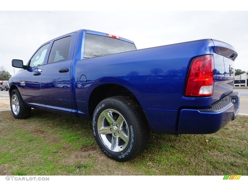 2017 1500 Express Crew Cab - Blue Streak Pearl / Black/Diesel Gray photo #2