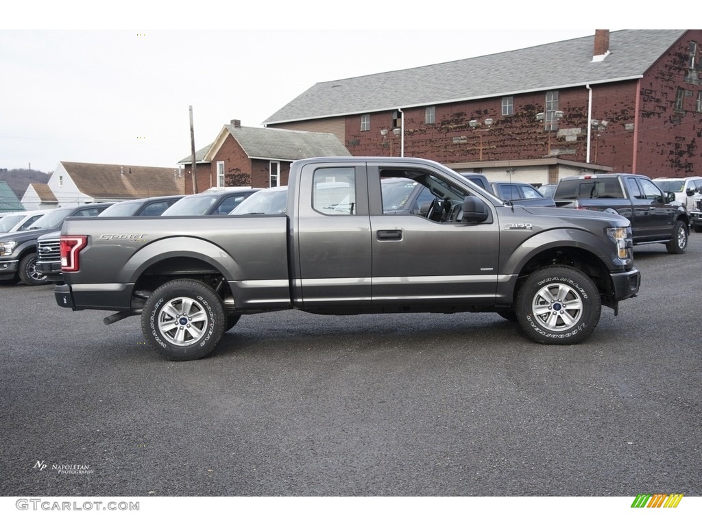 2017 F150 XL SuperCab 4x4 - Magnetic / Earth Gray photo #3