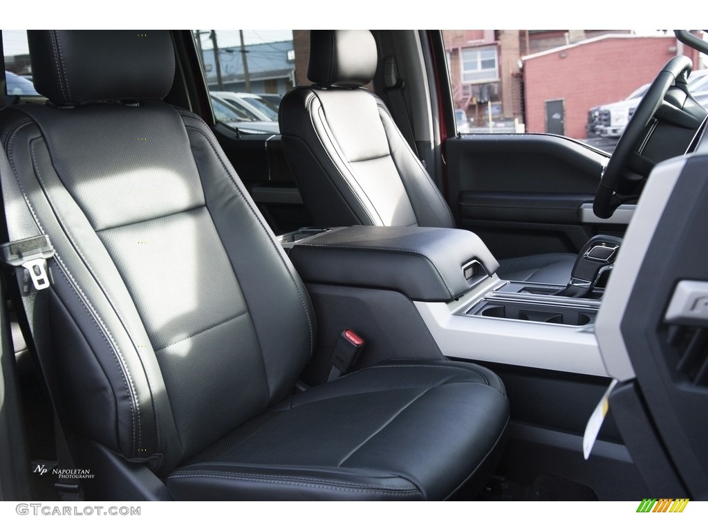 2017 F150 Lariat SuperCrew 4X4 - Ruby Red / Black photo #3