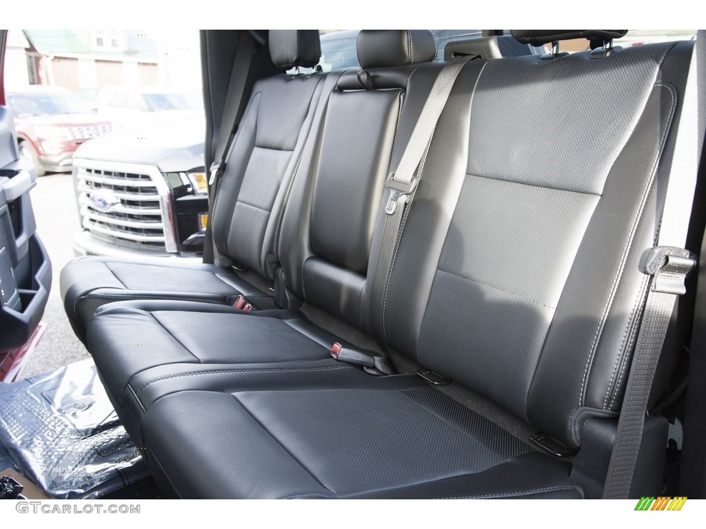 2017 F150 Lariat SuperCrew 4X4 - Ruby Red / Black photo #6