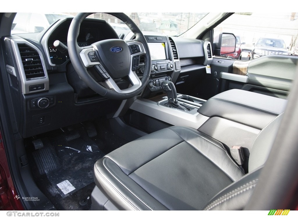 2017 F150 Lariat SuperCrew 4X4 - Ruby Red / Black photo #7