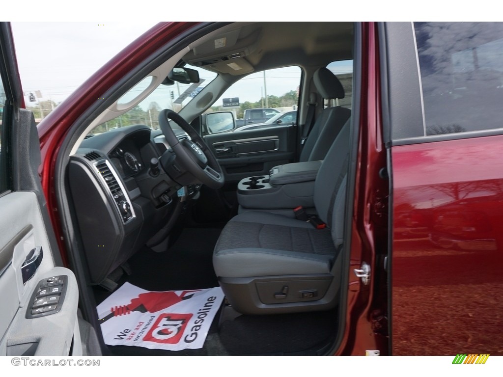 2017 1500 Big Horn Quad Cab 4x4 - Delmonico Red Pearl / Black/Diesel Gray photo #7