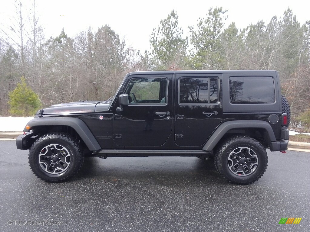 2017 Wrangler Unlimited Rubicon Hard Rock 4x4 - Black / Black photo #1