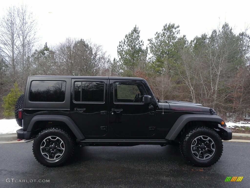 2017 Wrangler Unlimited Rubicon Hard Rock 4x4 - Black / Black photo #5