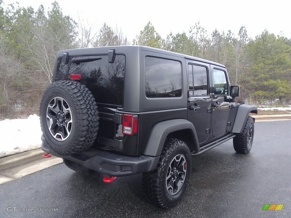 2017 Wrangler Unlimited Rubicon Hard Rock 4x4 - Black / Black photo #6