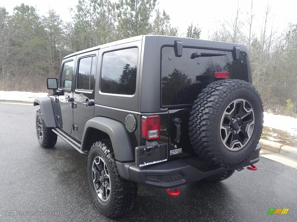 2017 Wrangler Unlimited Rubicon Hard Rock 4x4 - Black / Black photo #8