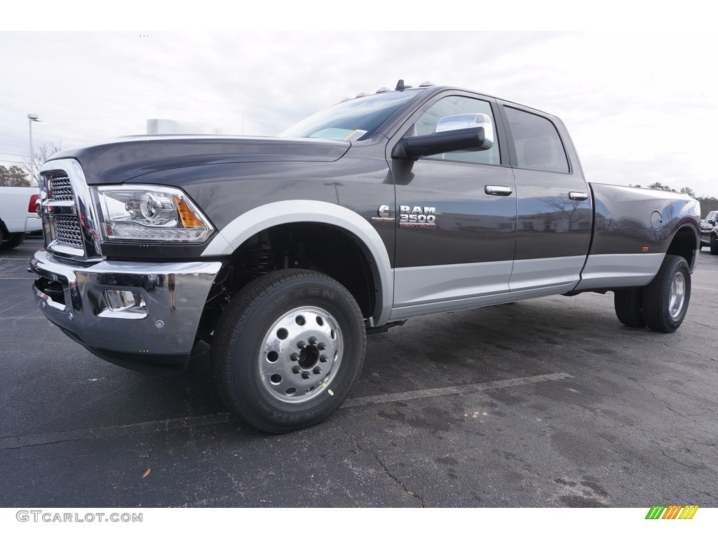 Granite Crystal Metallic 2017 Ram 3500 Limited Crew Cab 4x4 Dual Rear Wheel Exterior Photo #118045468