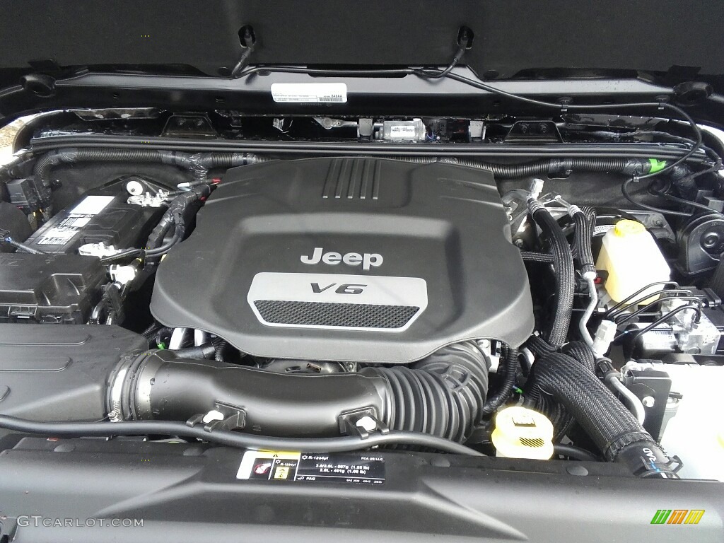 2017 Jeep Wrangler Unlimited Rubicon Hard Rock 4x4 3.6 Liter DOHC 24-Valve VVT V6 Engine Photo #118046025