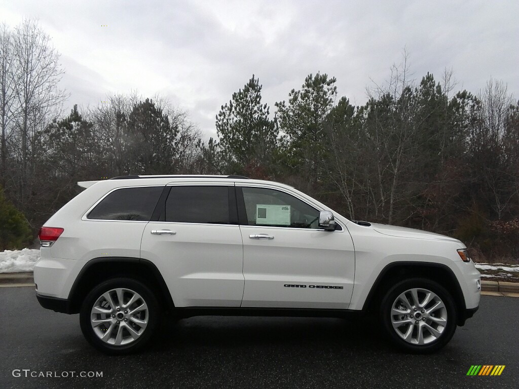 2017 Grand Cherokee Limited 4x4 - Bright White / Black photo #5