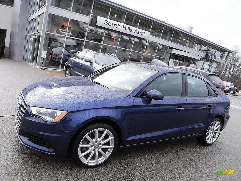2016 A3 2.0 Premium quattro - Scuba Blue Metallic / Black photo #1