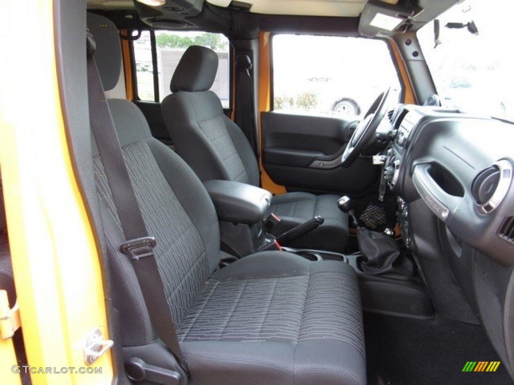 2012 Wrangler Unlimited Sport 4x4 - Crush Orange / Black photo #5