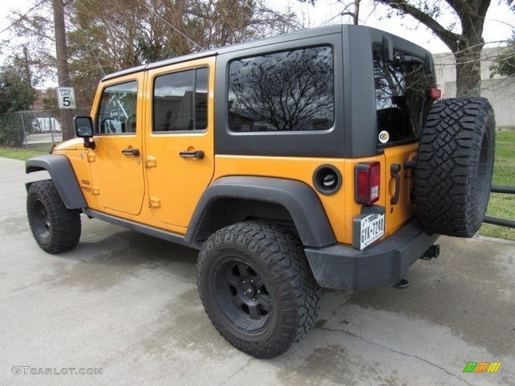 2012 Wrangler Unlimited Sport 4x4 - Crush Orange / Black photo #10