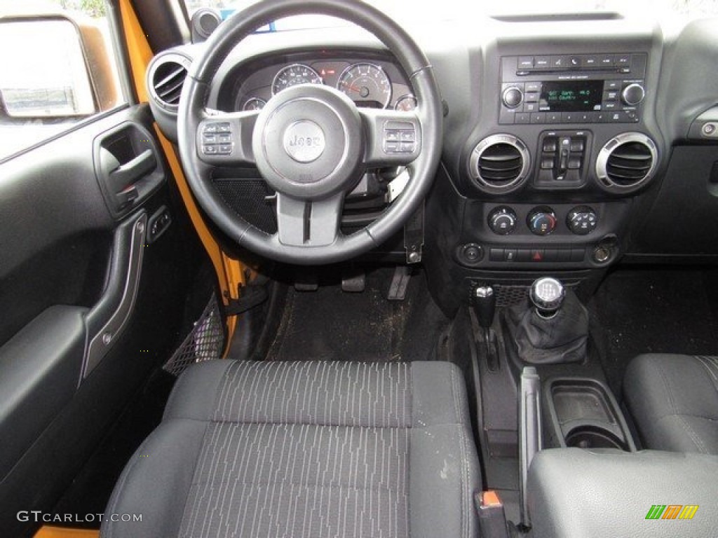 2012 Wrangler Unlimited Sport 4x4 - Crush Orange / Black photo #12
