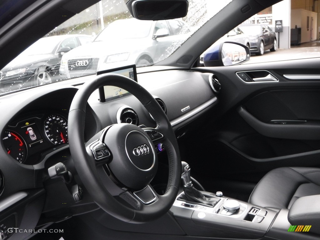2016 A3 2.0 Premium quattro - Scuba Blue Metallic / Black photo #18