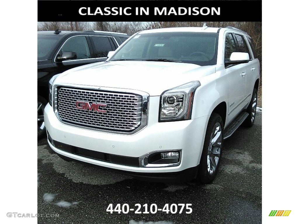 White Frost Tricoat GMC Yukon