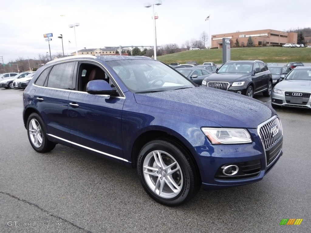 2016 Q5 2.0 TFSI Premium quattro - Scuba Blue Metallic / Chestnut Brown photo #8