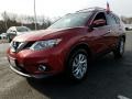 2014 Cayenne Red Nissan Rogue SL AWD  photo #3
