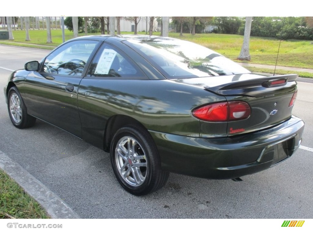 2000 Cavalier Coupe - Dark Colorado Green Metallic / Graphite photo #3