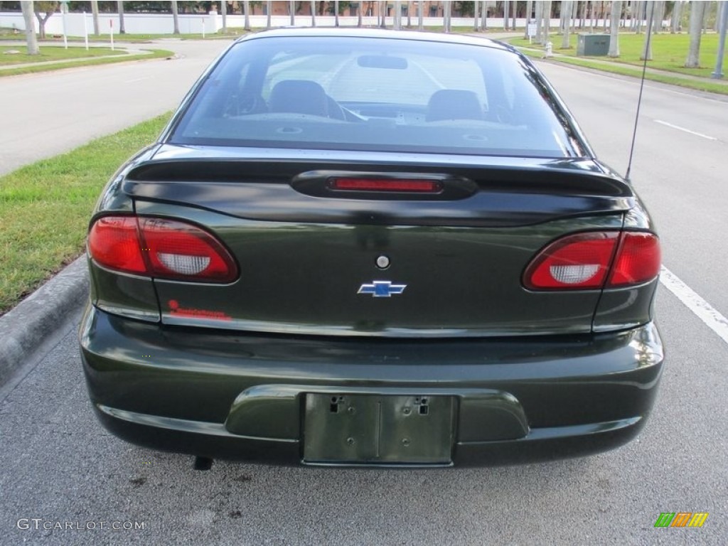 2000 Cavalier Coupe - Dark Colorado Green Metallic / Graphite photo #4