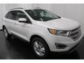 White Platinum Metallic 2017 Ford Edge SEL AWD Exterior