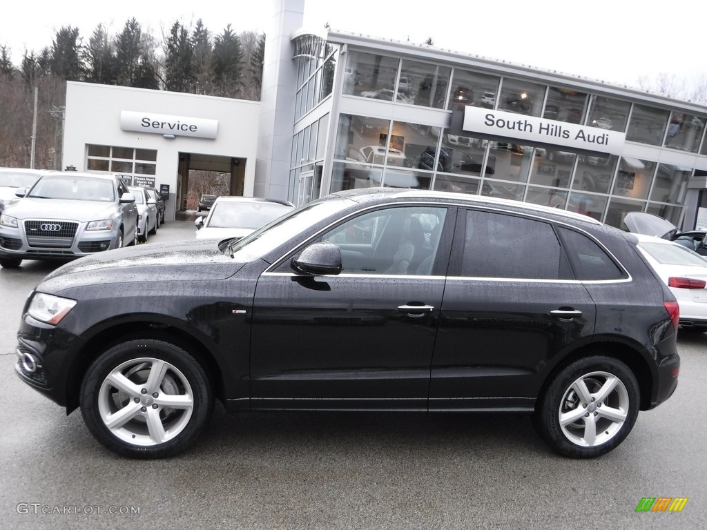 2017 Q5 2.0 TFSI Premium Plus quattro - Mythos Black Metallic / Black photo #2
