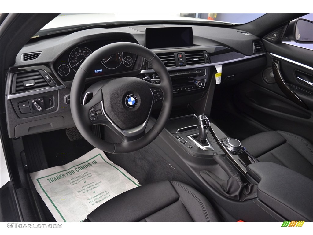Black Interior 2017 BMW 4 Series 440i Coupe Photo #118052976