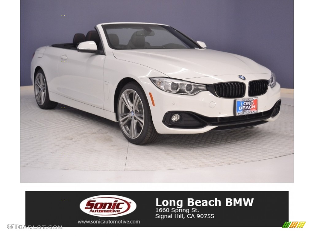 2017 4 Series 430i Convertible - Alpine White / Black photo #1