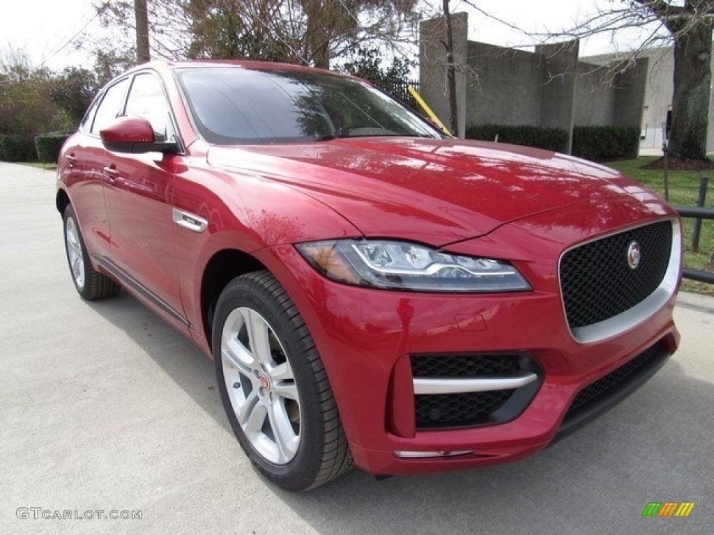 Italian Racing Red 2017 Jaguar F-PACE 20d AWD R-Sport Exterior Photo #118053312
