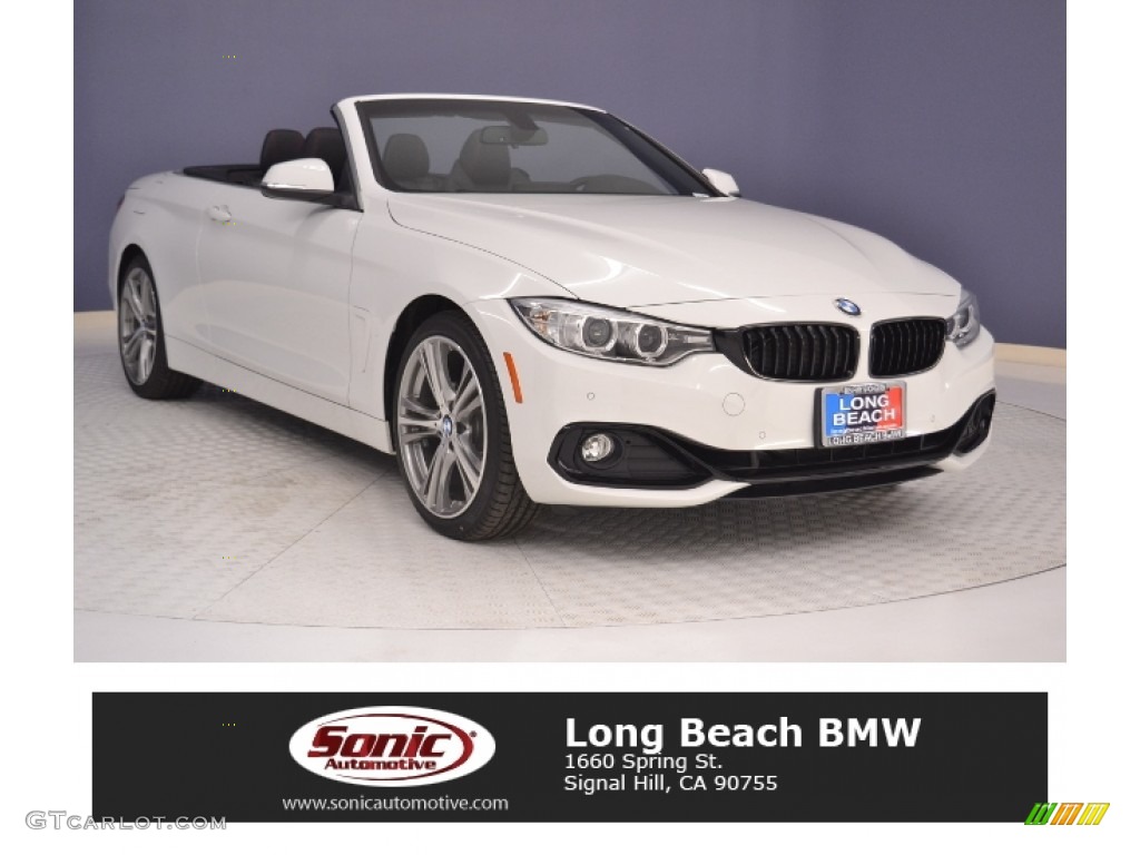 2017 4 Series 430i Convertible - Alpine White / Black photo #1