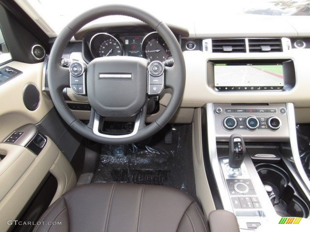 2017 Land Rover Range Rover Sport HSE Espresso/Almond Dashboard Photo #118053987