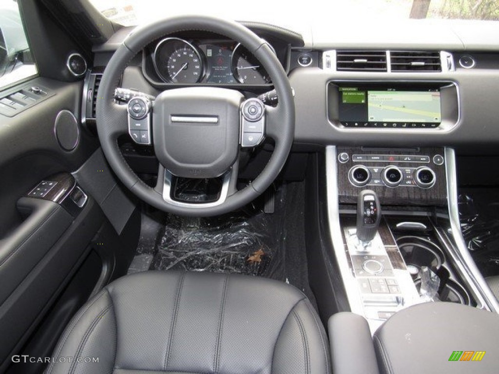 2017 Land Rover Range Rover Sport HSE Ebony/Ebony Dashboard Photo #118054269