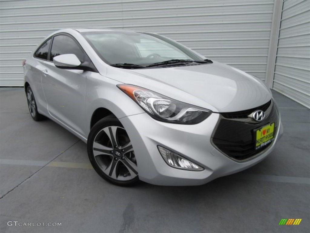 2013 Elantra Coupe SE - Silver / Gray photo #1