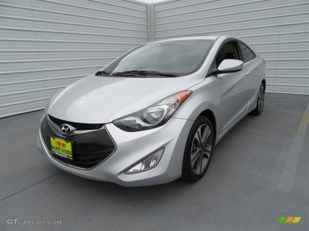 2013 Elantra Coupe SE - Silver / Gray photo #3