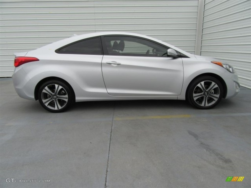 2013 Elantra Coupe SE - Silver / Gray photo #4