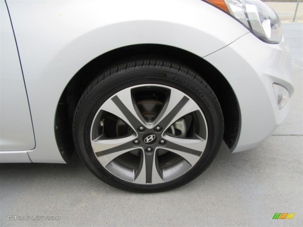 2013 Elantra Coupe SE - Silver / Gray photo #6