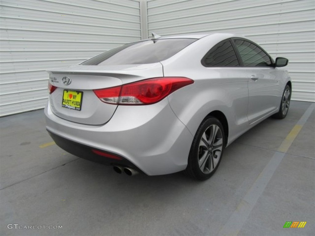 2013 Elantra Coupe SE - Silver / Gray photo #7
