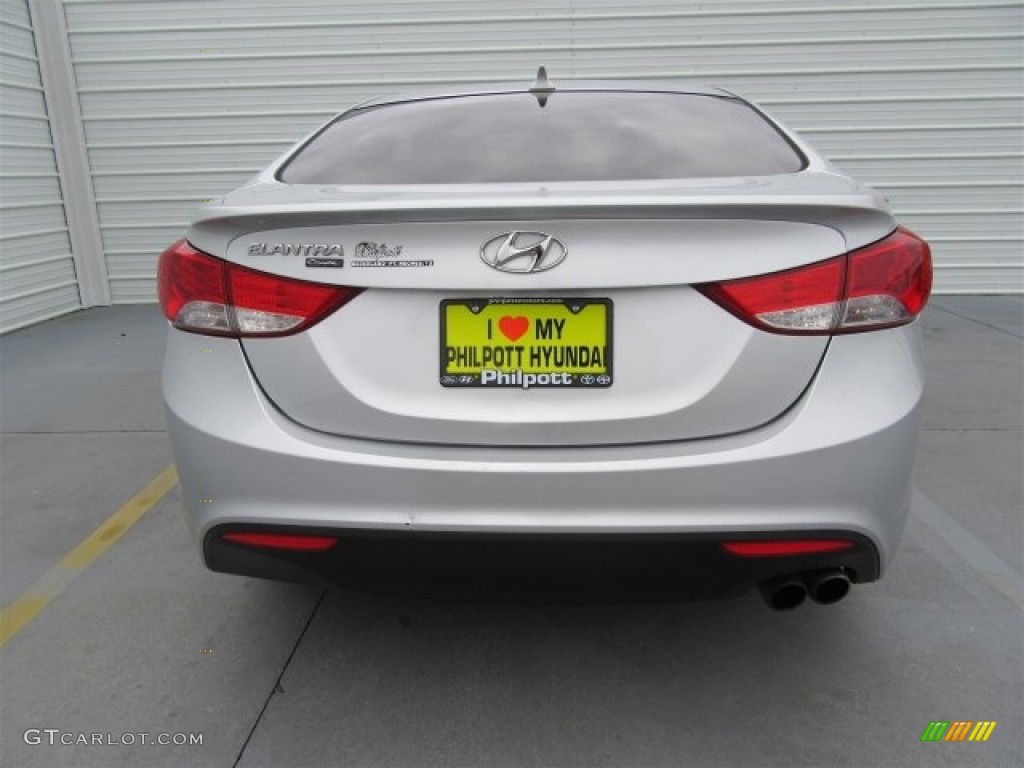 2013 Elantra Coupe SE - Silver / Gray photo #8