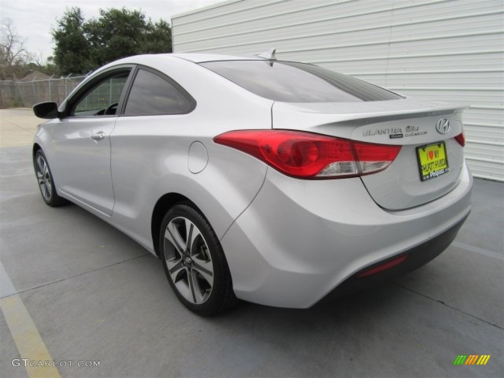 2013 Elantra Coupe SE - Silver / Gray photo #9