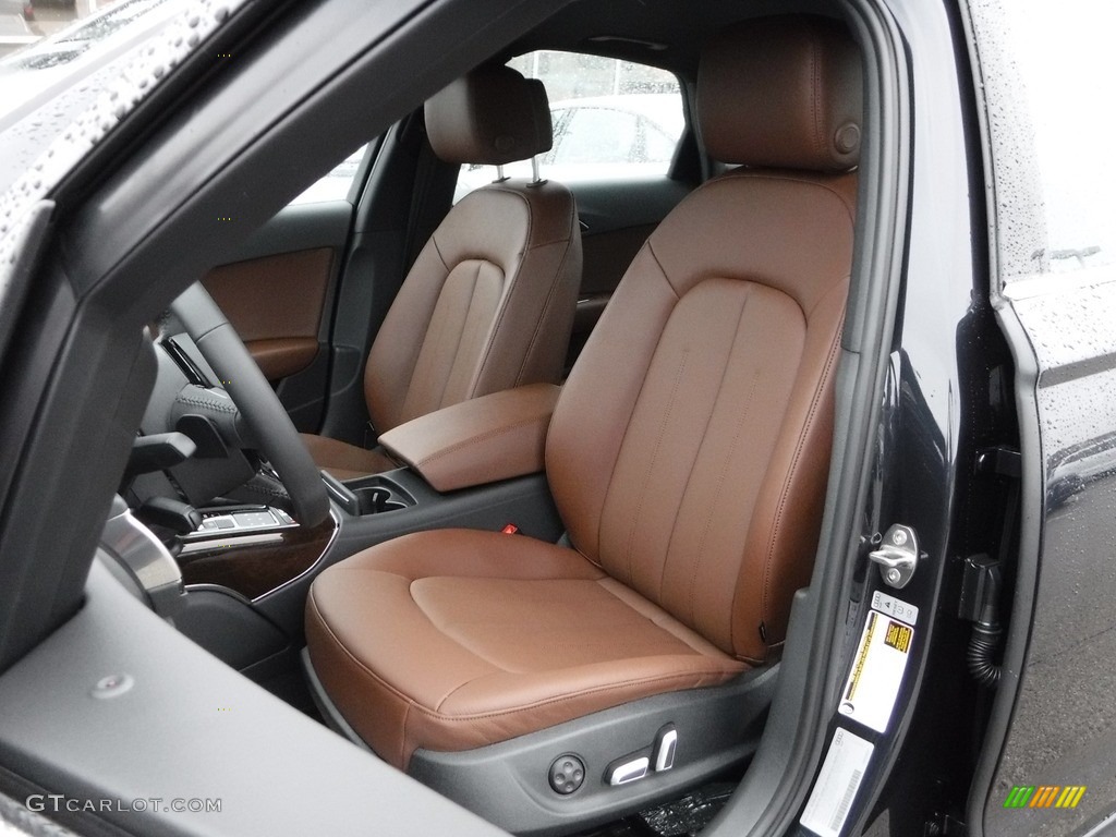 Nougat Brown Interior 2017 Audi A6 2.0 TFSI Premium quattro Photo #118054533